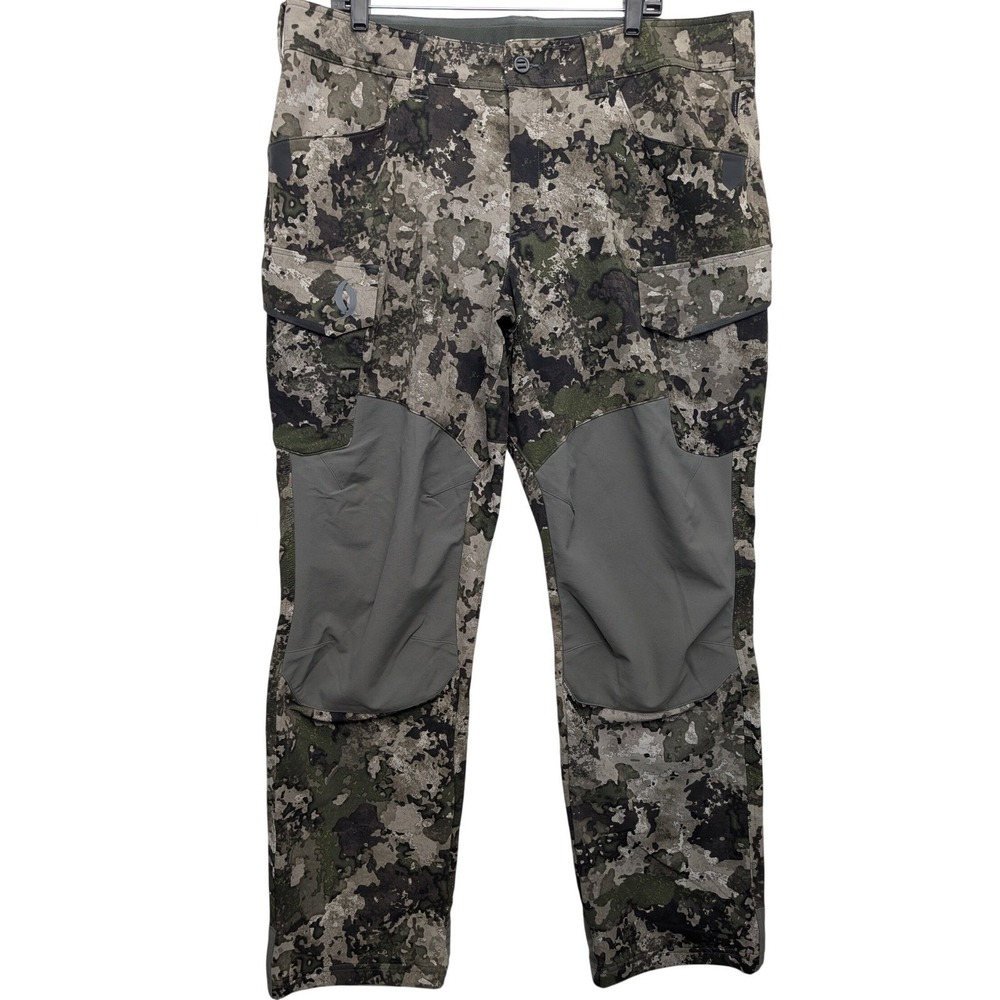 Cabelas Instinct Hunting Pants Men 40 O2 Octane Camo Reinforced Knee